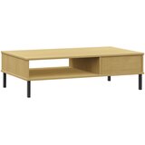  Stolić za kavu s metalnim nogama smeđi od masivne borovine OSLO | shoptok.hr