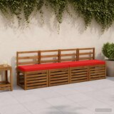  Jastučić za klupu - 1 dio VUGHT 100% poliester Crvena | shoptok.hr
