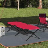  Sklopivi kamperski krevet Crvena 210 x 80 x 46 cm | shoptok.hr