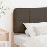  Tapecirani uzglavlje Smeđa i taupe 75 cm Čvrsto borovo drvo | Eponuda.com