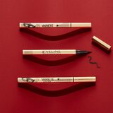 Eveline Variété tekoče črtalo v peresu odtenek Black 7 ml Cene
