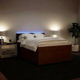  Krevet s oprugama i madracem ružičasti 140x190 cm baršunasti | shoptok.hr