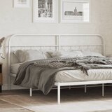 vidaXL Kovinsko vzglavje belo 200 cm | Shoptok.si