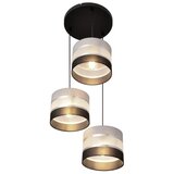  Luster na sajli HELEN 3xE27/15W/230V crna/siva/srebrna | Eponuda.com