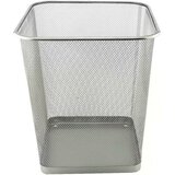 Levia Koš za smeti kovinski kvadraten 18l (siv) | Shoptok.si