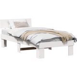  Krevetna konstrukcija Bijelo 80 x 200 cm Čvrsto borovo drvo | shoptok.hr