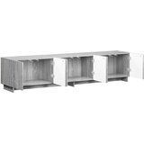  TV stalak 180 x 34 5 x 40 cm Siva Sonoma Konstruirano drvo - Siva Sonoma 179.5 x 34.5 x 40 cm | shoptok.hr