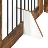  Vrata za pse z stojali 4 pcs Dimljen hrast 80 x 60 cm, (5000232700) | Shoptok.si