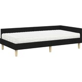  Kutni krevetni okvir s madracem s madracem 2 pcs Zelena tkanina | shoptok.hr