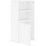  Bočni ormarić ODDA bijeli 40x24x79 cm puno drvo bor | shoptok.hr