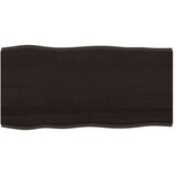 Stolna ploča tamnosmeđa 100x50x(2-4) cm obrađena hrastovina | Eponuda.com