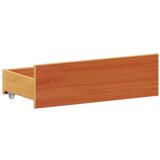  Knjižna postelja brez vzmetnice vošč. rjava 150x200 cm borovina, (21608235) | Shoptok.si