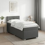  s box springom, madracem i LED-om Tamnosiva 80 x 200 cm | shoptok.hr