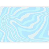  Foto tapeta - Composition in Blues and Whites - Harmonious Abstract Waves in a Cool Color Tone 450x315 | shoptok.hr