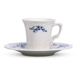 BonBistro Bela/modra porcelanasta skodelica za espresso 110 ml Retro – | Shoptok.si