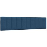  Postelja z vzmetnico modra 200x200 cm blago, (5000022780) | Shoptok.si