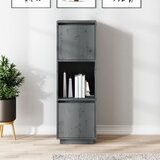 The Living Store Visoka omara siva 38x35x117 cm trdna borovina - Visoka Omarica, (21436245) Cene