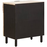  Noćni ormar s ladicama Bijelo 50 x 33 x 60 cm Čvrsto drvo manga | Eponuda.com