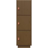  Visoka komoda boja meda 34 x 40 x 108,5 cm od masivne borovine | shoptok.hr