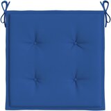  Jastuci za vrtne stolice 6 kom plavi 50 x 50 x 4 cm od tkanine | shoptok.hr