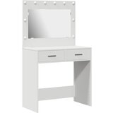 vidaXL Toaletna miza z LED lučmi, bela, 78,5 x 41 x 135 cm, (22055026) | Shoptok.si