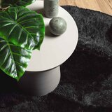  Čupavi tepih s visokim vlaknima NAVARRA crni 100x100 cm | shoptok.hr