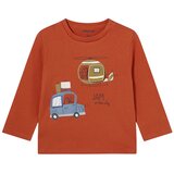 Mayoral majica z dolgimi rokavi car and helicopter orange Cene