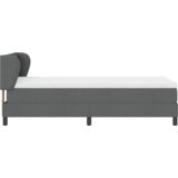 vidaXL Box Spring Bed z vzmetnico temno siva 80x200 cm Tkanina | Shoptok.si