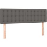  LED uzglavlje sivo 144 x 5 x 78/88 cm od umjetne kože | shoptok.hr