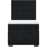  Box spring krevet s madracem crni 90x200 cm baršunasti | shoptok.hr