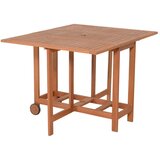 Garden Pleasure Vrtni jedilni set iz evkaliptusovega lesa v naravni barvi za 4 osebe Anaheim - | Shoptok.si