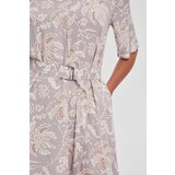 Marisse Viscose Dress With A Pink Belt | Shoptok.si