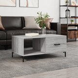 vidaXL Stolić za kavu boja hrasta 90x50x40 cm konstruirano drvo Cijene