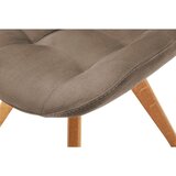 CARRYHOME STOL, tekstil barve kapučina | Shoptok.si