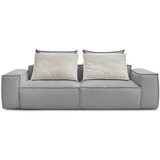Bobochic Paris Svetlo siva sedežna garnitura iz umetnega usnja 260 cm Boheme – | Shoptok.si