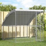  Kavez za piliće Srebrno 2 x 2 x 2 m Cinkani čelik | Eponuda.com