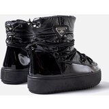 Gemre Black patent snow boots with elastic Calogero | shoptok.hr