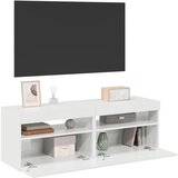 Furnova TV omarica z LED lučkami 2 kosa visok sijaj bela 60x35x40 cm, (21922476) Cene