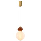  LED luster na lanku FLORES LED/7W/230V zlatan/smeđi Cene