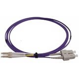  FO SC/UPC - LC/UPC MM 2M OM4 DX Purple cene