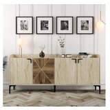 Hanah home komoda venedik walnut travertine Cene