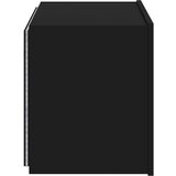 vidaXL Zidni TV ormarić s LED svjetlima crni 60 x 35 x 41 cm | shoptok.hr