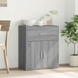  Komoda siva boja hrasta 60 x 31 x 70 cm od konstruiranog drva | shoptok.hr