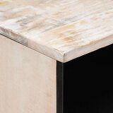 TV ormar s pohranom Bijelo 70 x 33 5 x 46 cm Čvrsto drvo manga - Bijelo | shoptok.hr