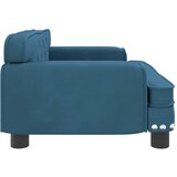  Krevet za pse plavi 70 x 45 x 30 cm baršunasti | shoptok.hr