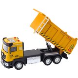  Građevinski kamion za igru sa kiper prikolicom 28 cm - žuti | Shoptok.si