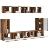  Set TV komoda Zidne 5 pcs Staro drvo Konstruirano drvo | shoptok.hr