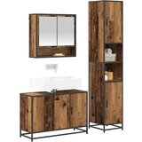  Set namještaja za kupaonicu 3 pcs Staro drvo Konstruirano drvo | shoptok.hr