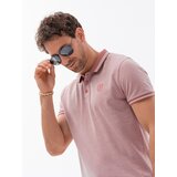 Ombre Men's melange polo shirt with contrasting collar | shoptok.hr