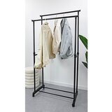 YES EVERYDAY Crni metalni mobilni stalak za odjeću 80x160x42 cm Roald – | shoptok.hr